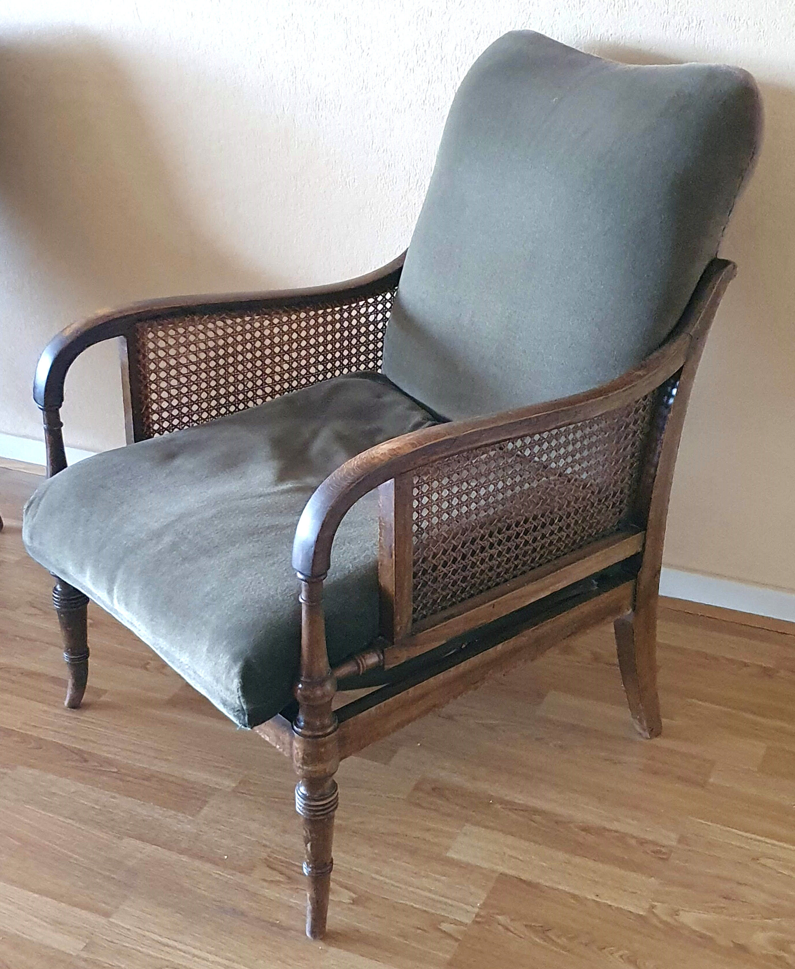 Duo of armchairs English style 1960