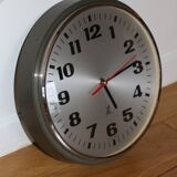 Jaz wall clock plastic chrome steel