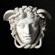 Medusa wall decoration plaster