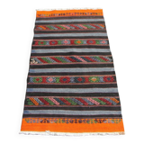 3x5 Anatolian Kilim rug - Geometric design Kilim handmade rugs