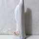Old Virgin Mary statue in biscuit 25.5 cm