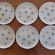 6 flat ceramic plates