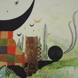 Roland CUCEJ: Triumph of the Moon, original signed lithograph