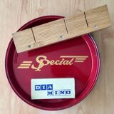 Advertising metal tray