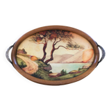 Art Deco plateau signed