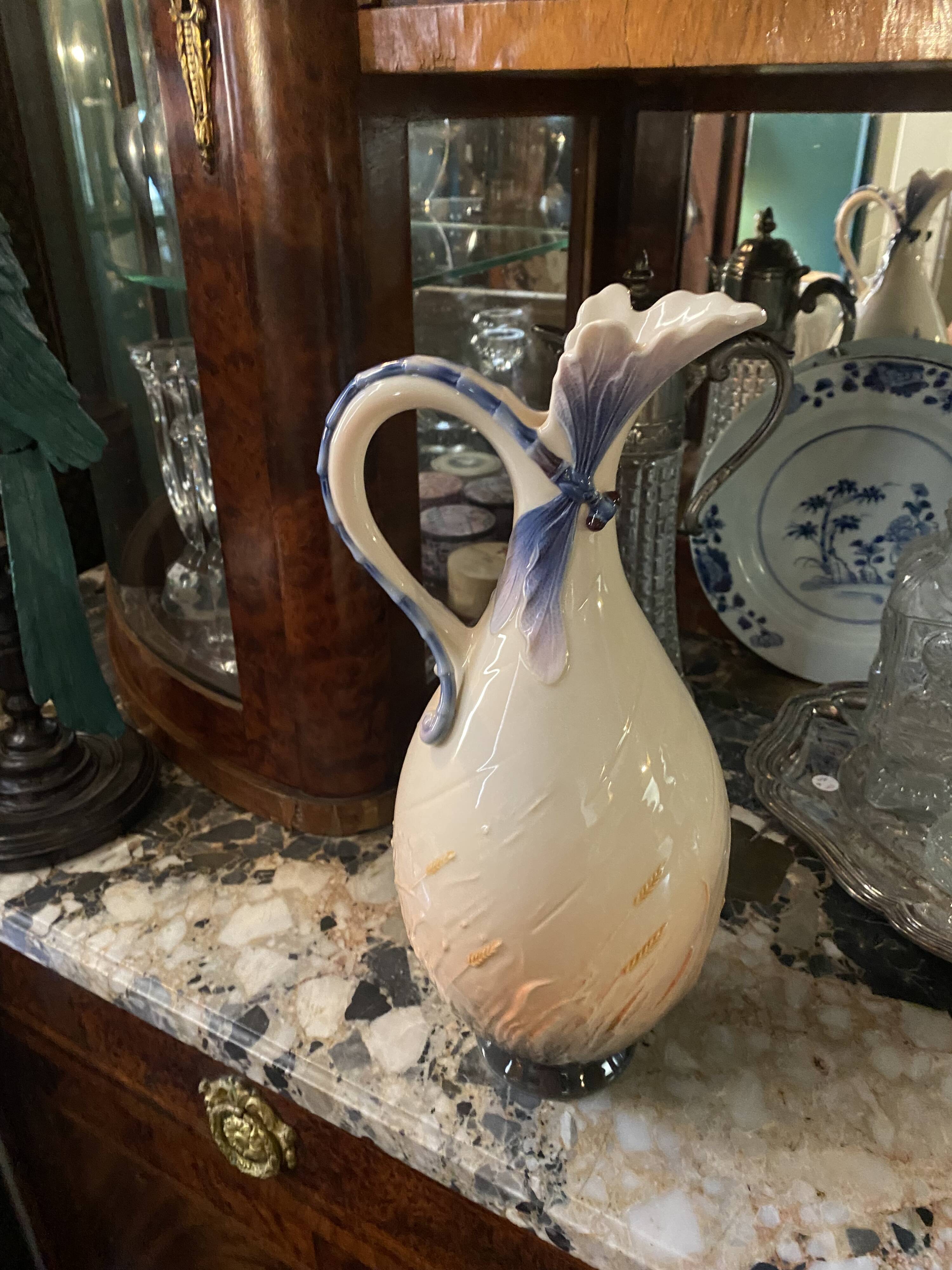 Dragonfly Vase 1900 Art Nouveau