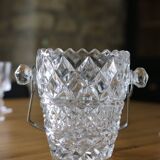 Vintage Glass Ice Bucket