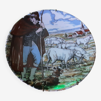 PROVENCE CERAMIC PLATE LORIOL THE SHEPHERD