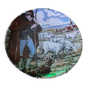 PROVENCE CERAMIC PLATE LORIOL THE SHEPHERD