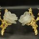 Paire de grandes appliques style Rocaille / Rococo fin XIXe