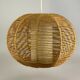 60s 70s lamp lamp ball lamp raffia braid space age design 60s 70s