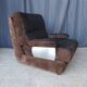 Fauteuil en cuir et métal chrome