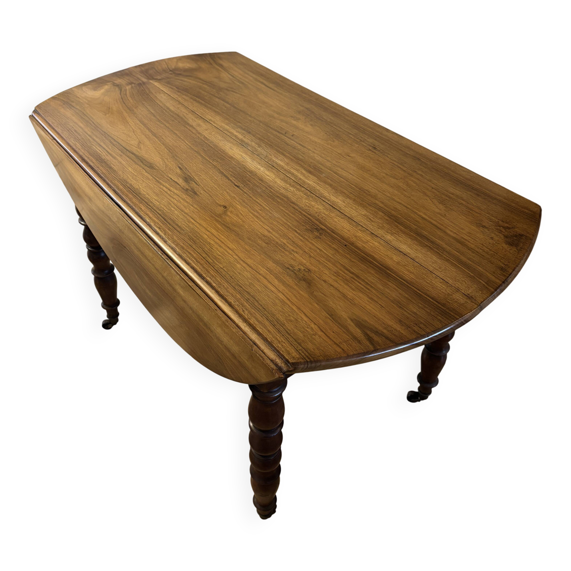 table extensible en noyer