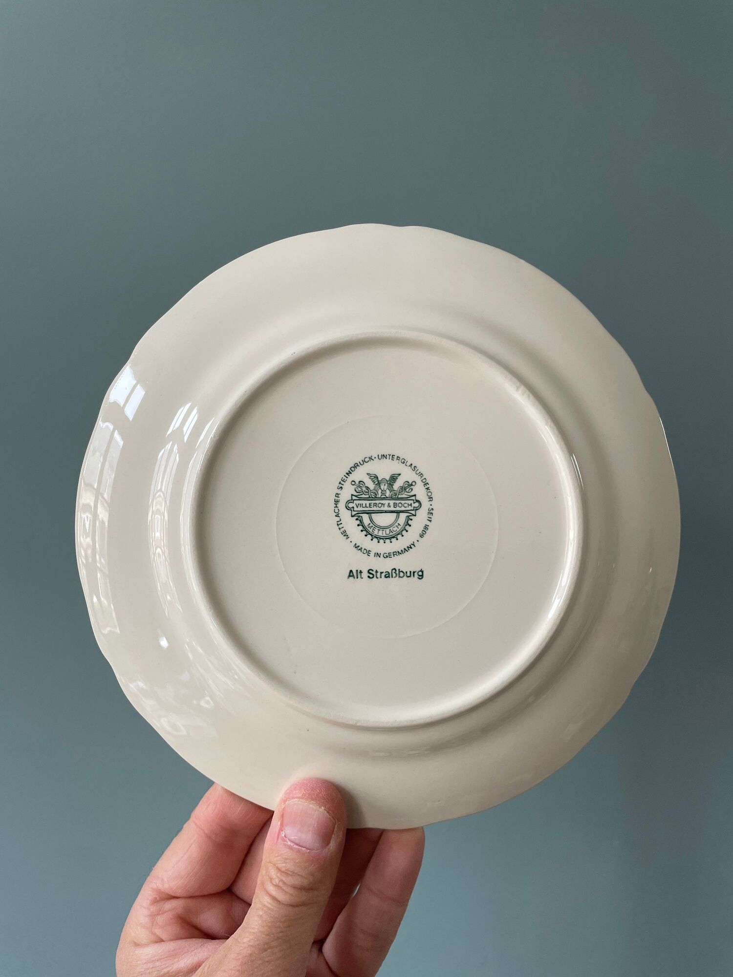 Set of 8 dessert plates Villeroy and Boch vieux Strasbourg