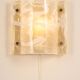 Pair of Murano glass wall sconces by Hillebrand, Germany, 1970s.
