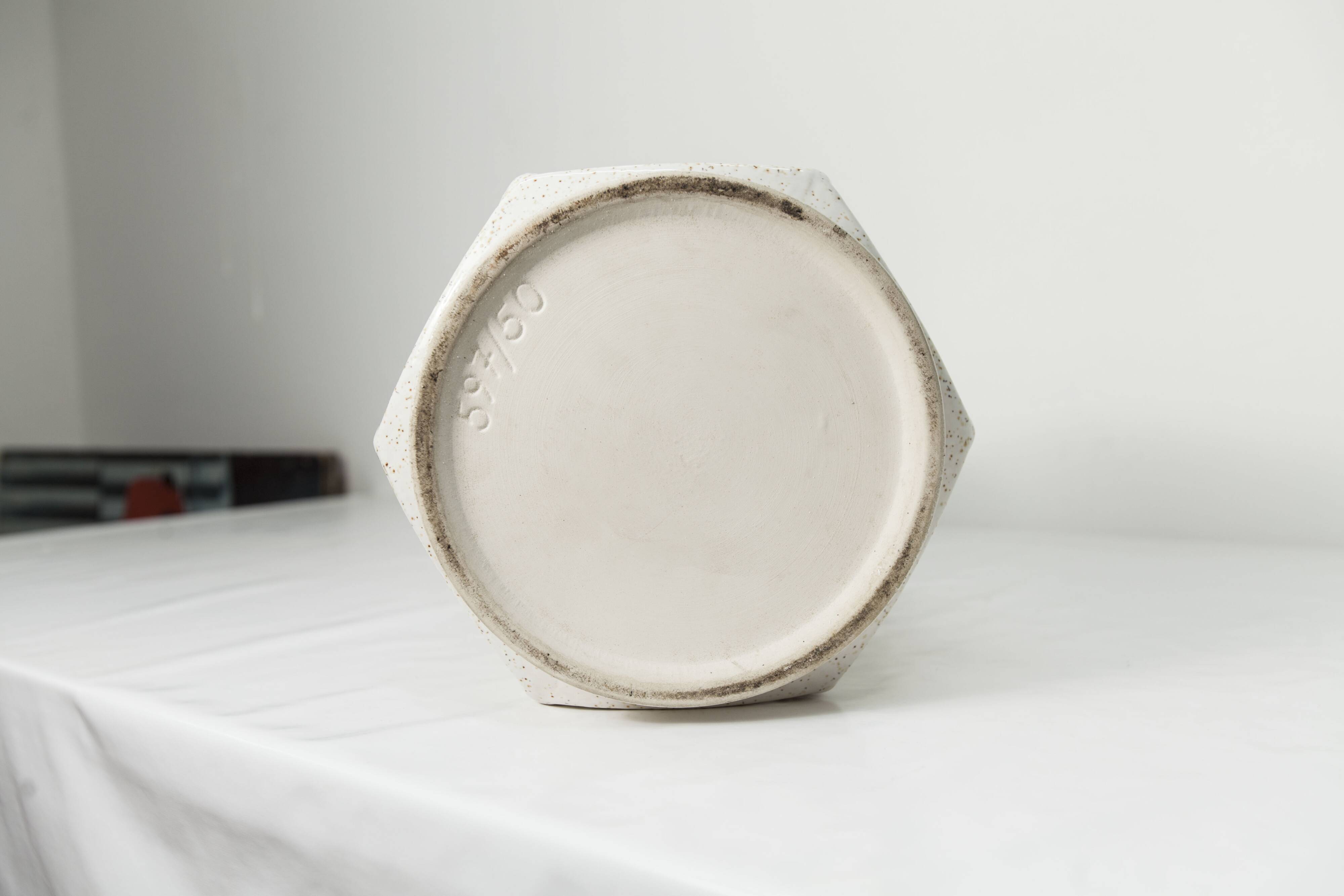 Grand vase céramique 1960 allemand 50cm