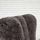 1960s, Danish design, reupholstered armchair, genuine sheepskin.