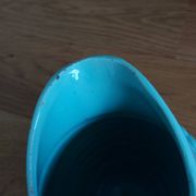 Poet Laval light blue slip pitcher