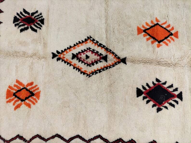 Handmade Berber wool rug 150/250cm