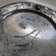 Assiette chauffante antique en ceramique et metal p et b pinder and bourne