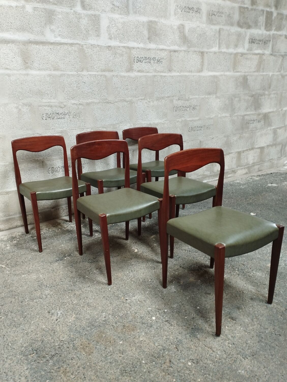 Scandinavian teak chairs