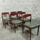 Chaises scandinave en teck