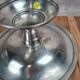 Vintage silver-plated compote with engraved frieze.