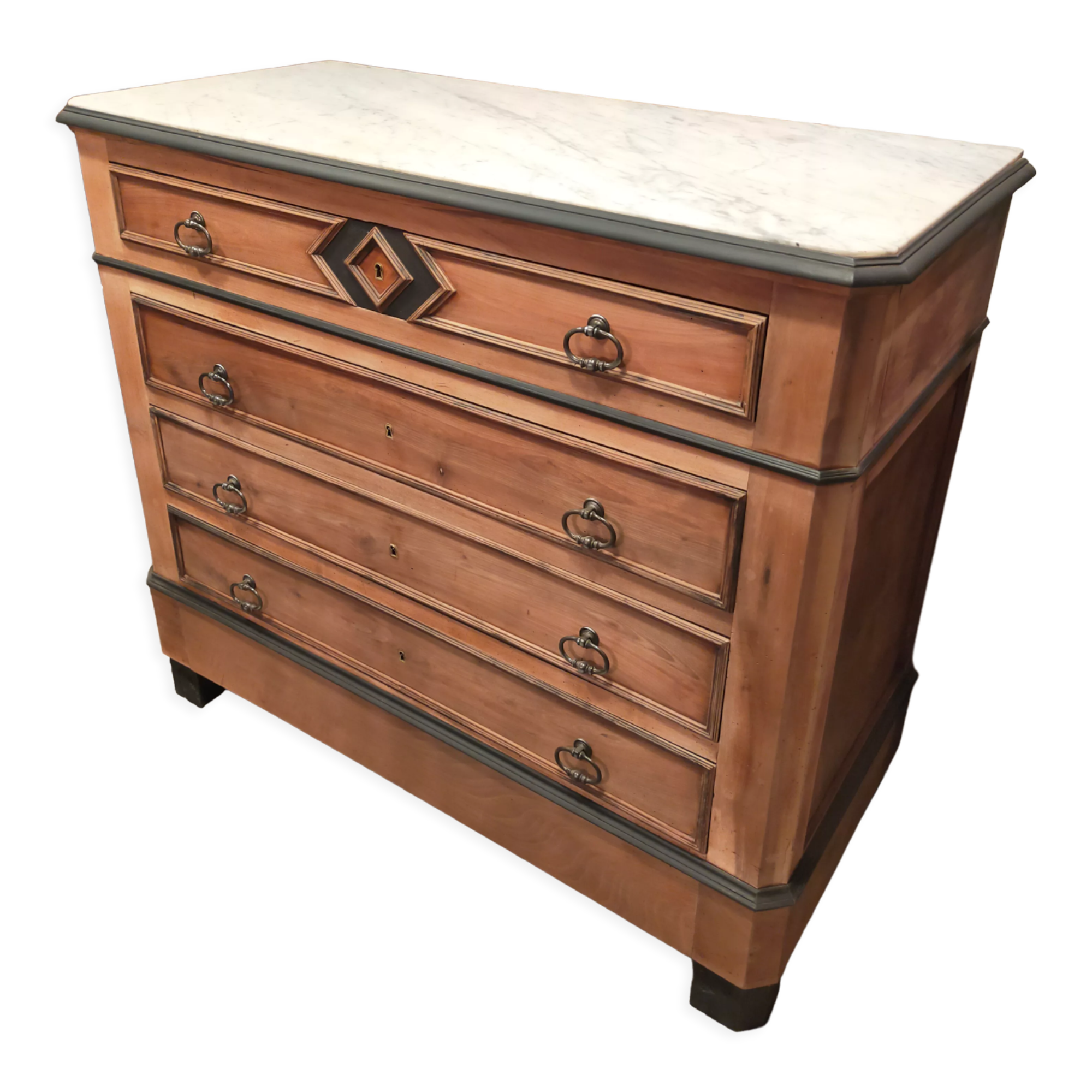 Commode ancienne, début XIXème siècle, remise au goût du jour