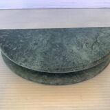 Green veined marble mail holder