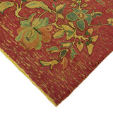 Red wool carpet 1980, 234 cm x 330 cm