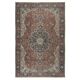 Vintage Turkish Wool Area Rug. One of a kind Handmade Carpet