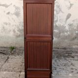 Oak office display case (1960s) H125cm