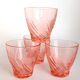 Vereco pink water glasses
