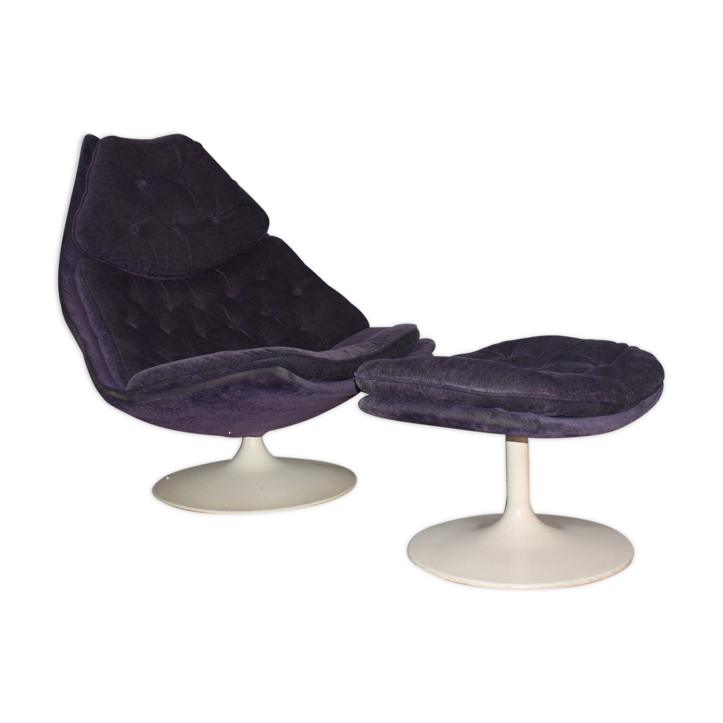 Model F585 armchair and ottoman Set by Geoffrey Harcourt for Artifort