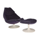 Model F585 armchair and ottoman Set by Geoffrey Harcourt for Artifort