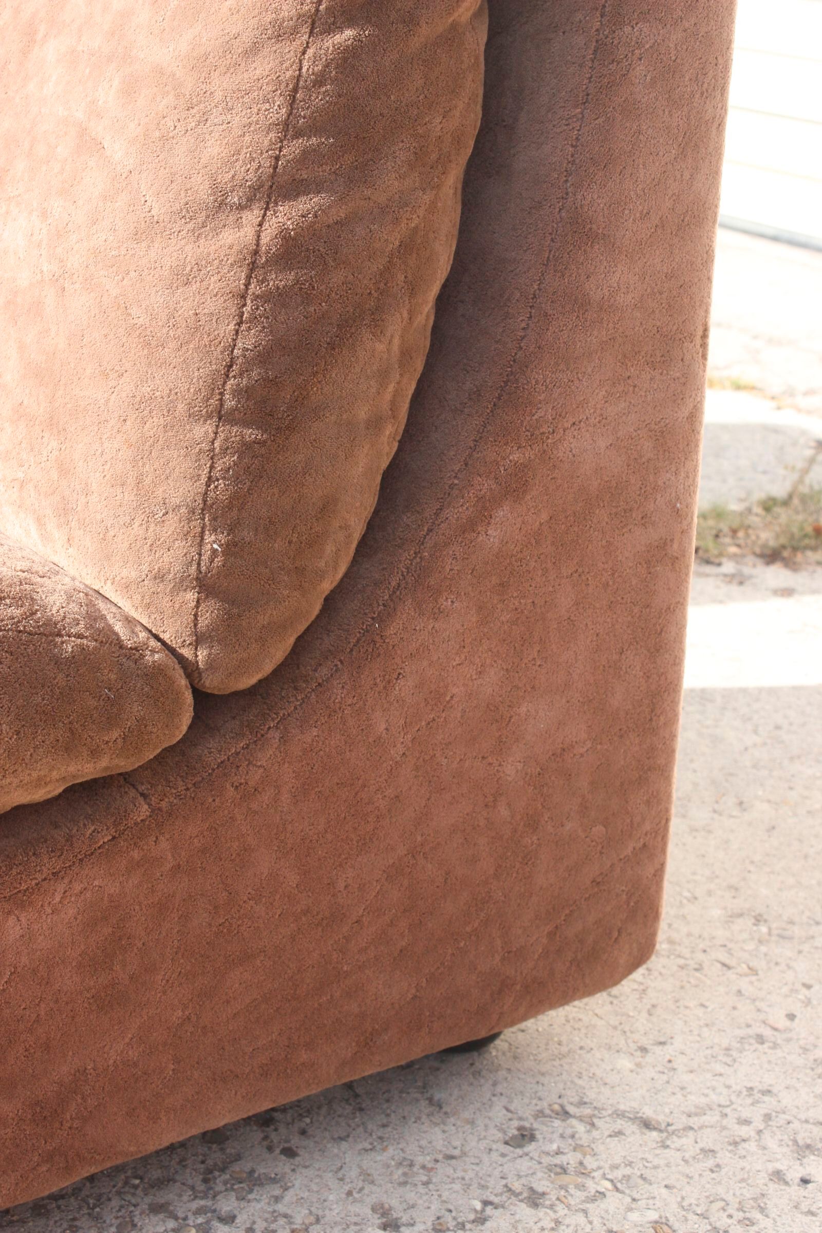 Walter Knoll Collection pair of modular armchairs in two-seater sofa 1970s