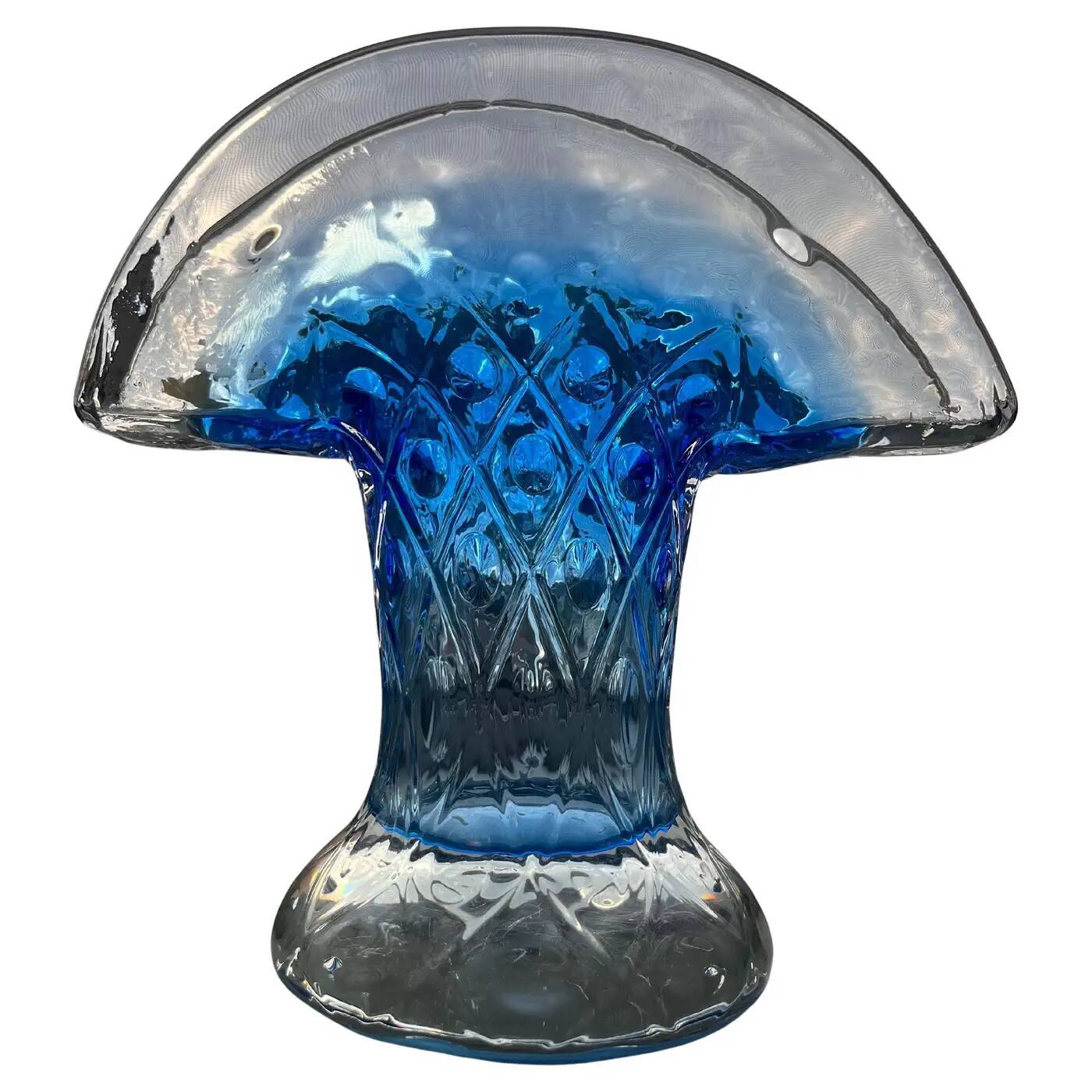 Vase en verre d'art, style années 1960 - Tchécoslovaquie