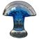 Art glass design mid-century glass vase 1960s - Czechoslovakia