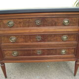 Louis XVI mahogany chest of drawers