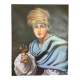 Orientalist portrait painting signed