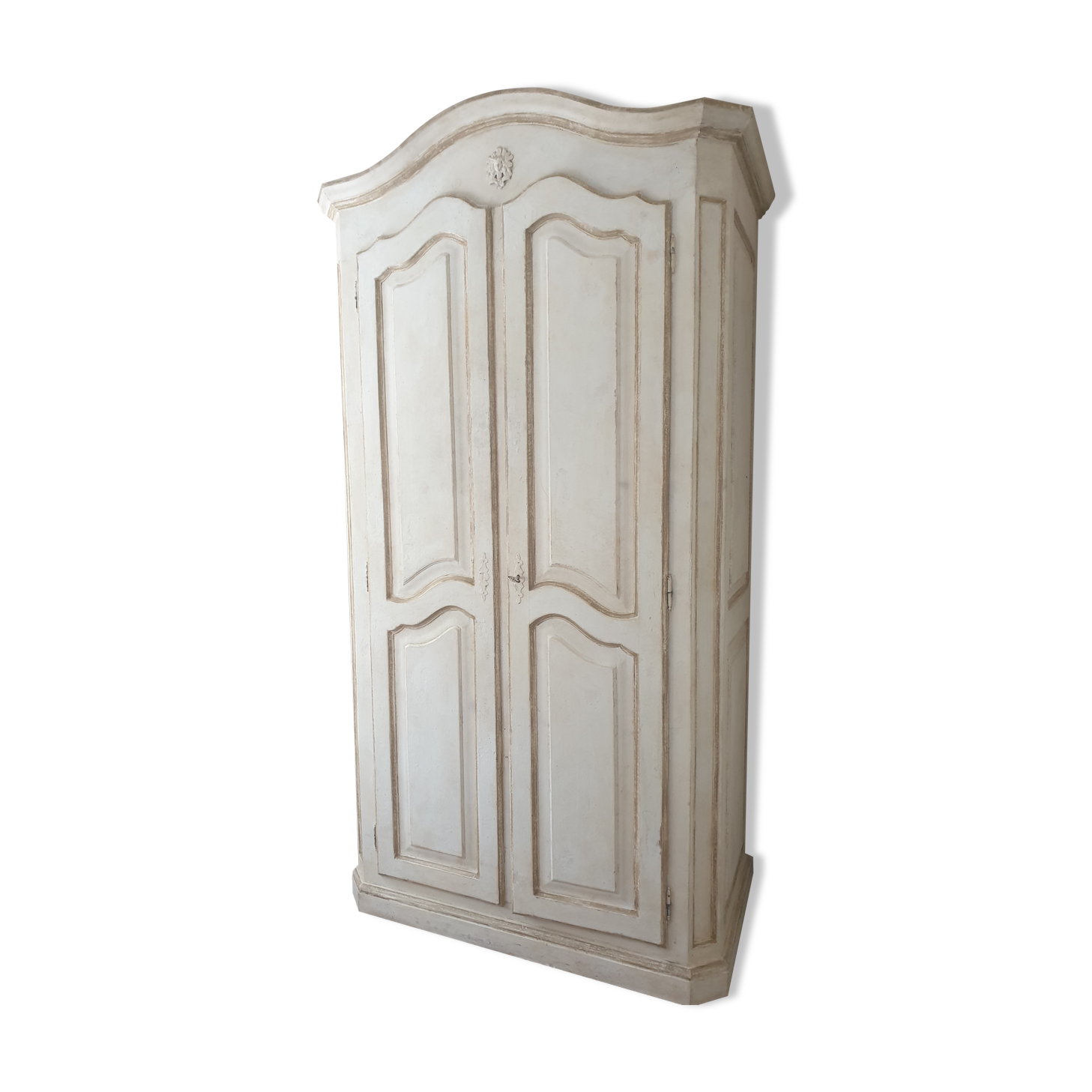 Armoire cérusée blanche Selency
