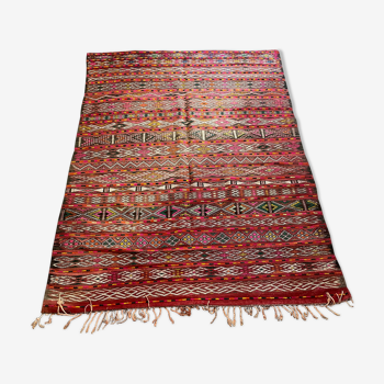 Berber carpet kilim traditional patterns, 230x170cm