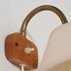 Pair of Scandinavian teak wall lamps, '50s