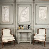 Set of 3 original plaster casts from the academy after the antique, circa 1900