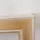 Large frame montparnasse foliage carved wood patinated