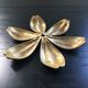 Set of 6 brass cups