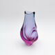 Sommerso Vase Alexandrite Miloslav Klinger ZBS - Vintage Bohemian Glass