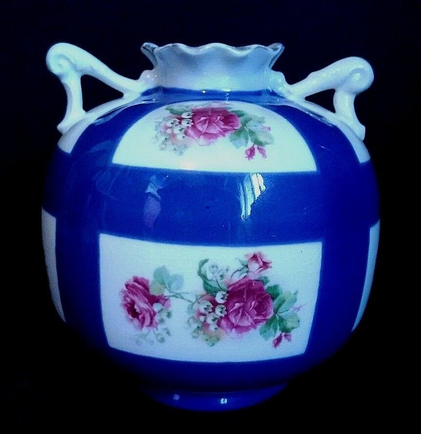 Porcelain ball vase floral decoration Austria