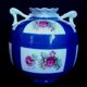 Porcelain ball vase floral decoration Austria