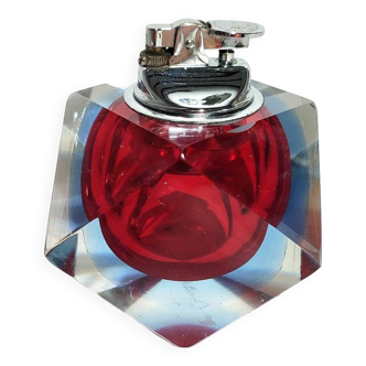 Briquet en cristal de Murano, Italie, années 1970